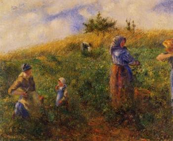 卡米耶 畢沙羅 Picking Peas 卡米耶 畢沙羅 Picking Peas